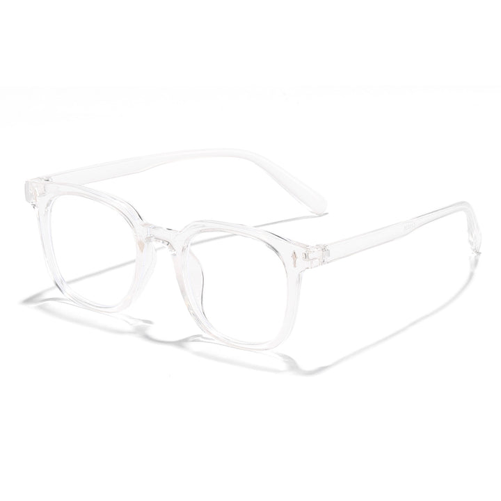 Damen modische Sonnenbrille mit transparentem Rahmen und UV-Schutz Karnz