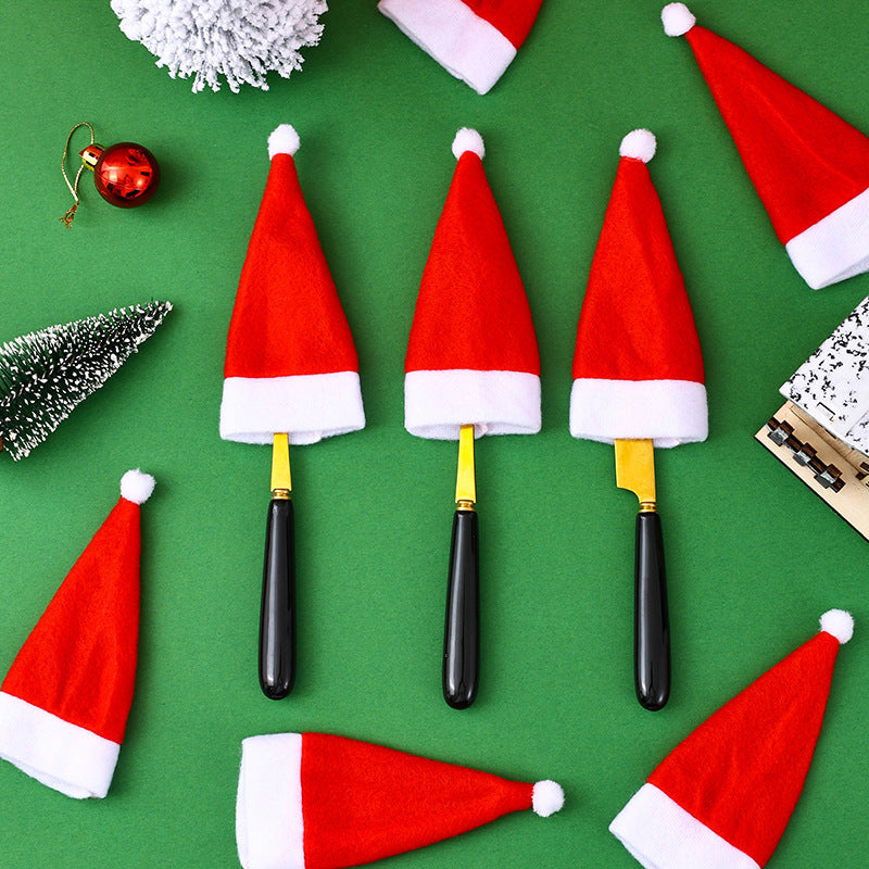 Festlicher Weihnachtsmann-Hut aus Filz Karnz