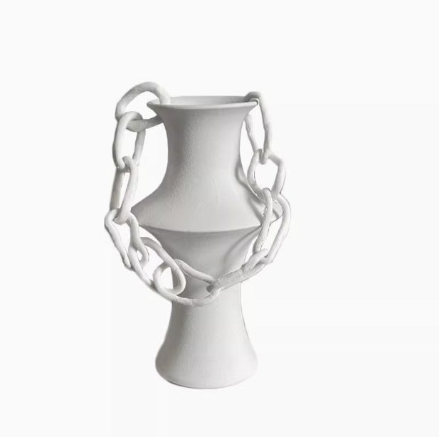 Moderne skulpturale Mittelpunkt Vase