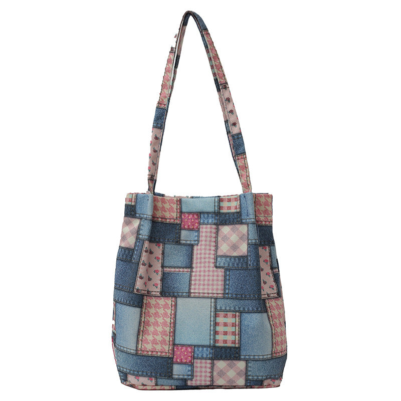 Stylische Patchwork-Tasche
