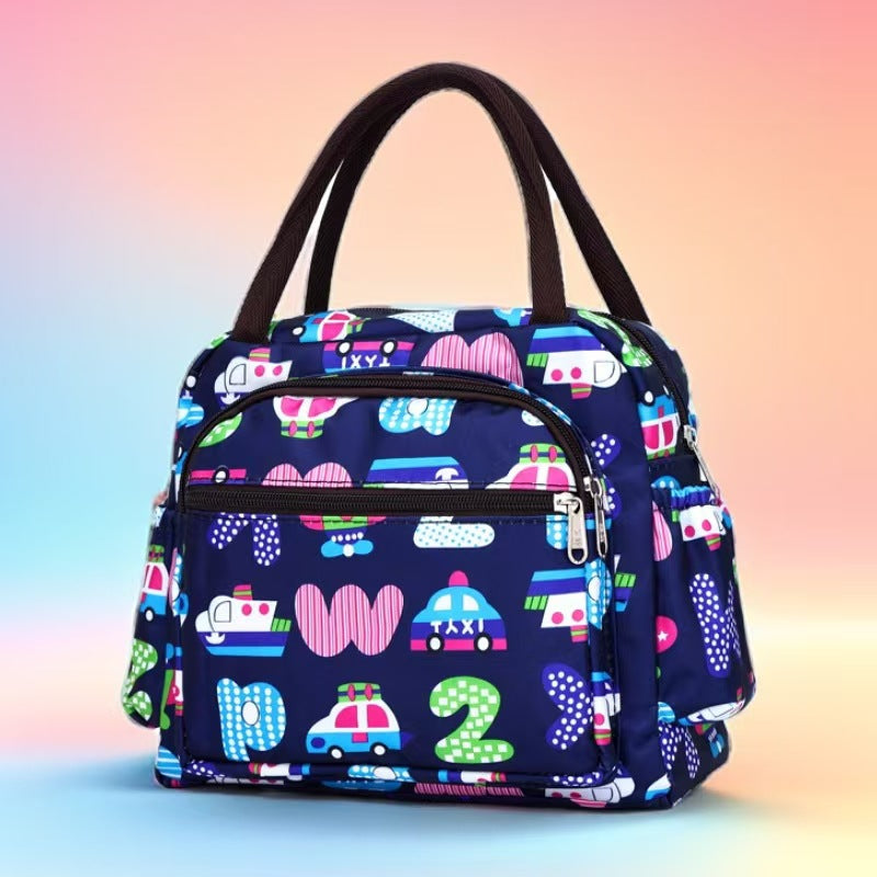 Isolierte katzenmotivierte Lunch-Tasche Karnz