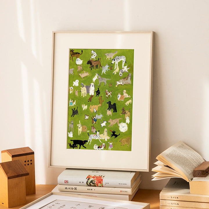 Rahmenbotanische Wandkunst für Wohnkultur