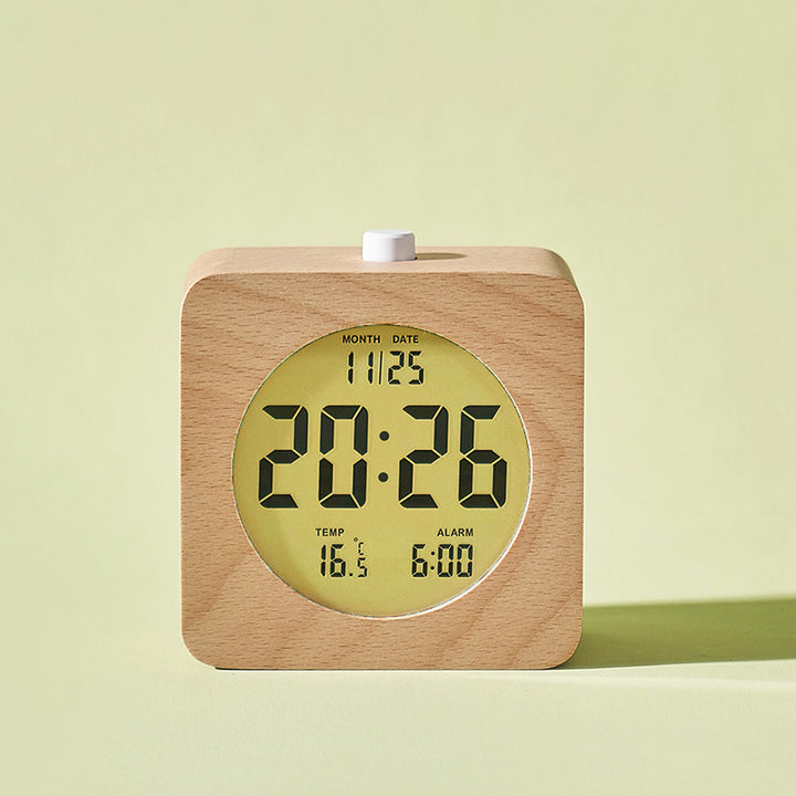 Digitaler Holzwecker mit Temperaturanzeige Karnz