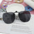 Damen modische Oversized-Sonnenbrille mit eckigem Design Karnz