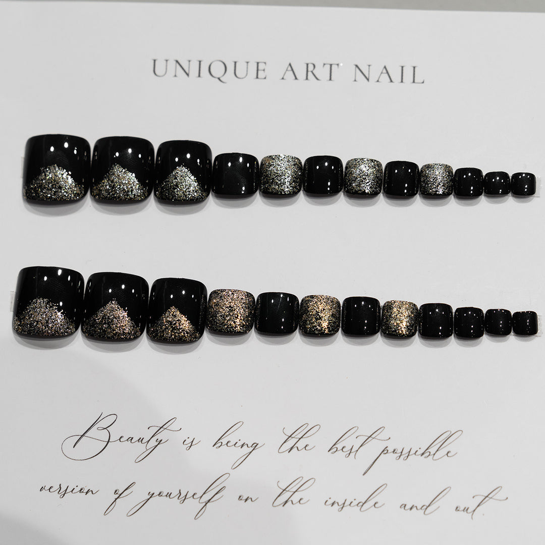 Elegante Pediküre Nagelkunst