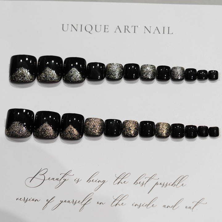 Elegante Pediküre Nagelkunst