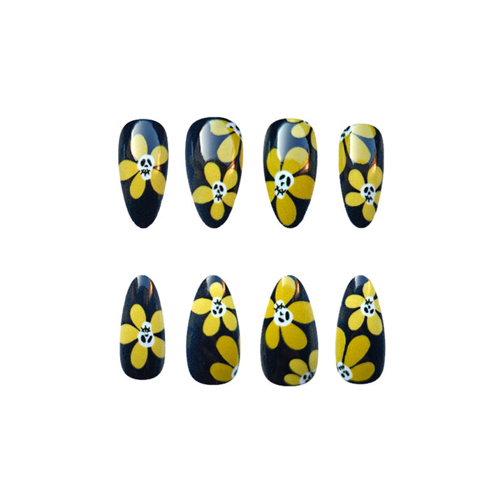 Blumenmuster Nagelkunst