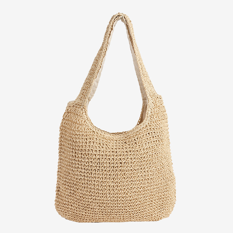 Damen Handgefertigte Naturmaterial Einkaufstasche Karnz