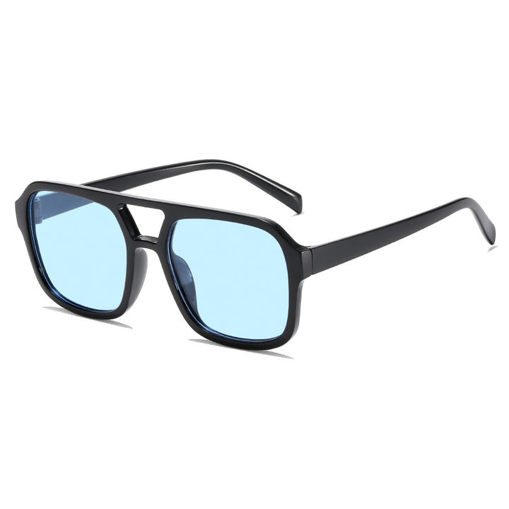 Klare Linse Quadratrahmen Sonnenbrille Karnz