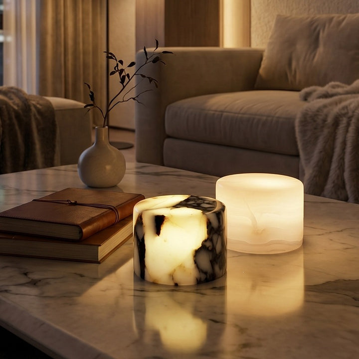 Moderne Alabaster Akzentlampe