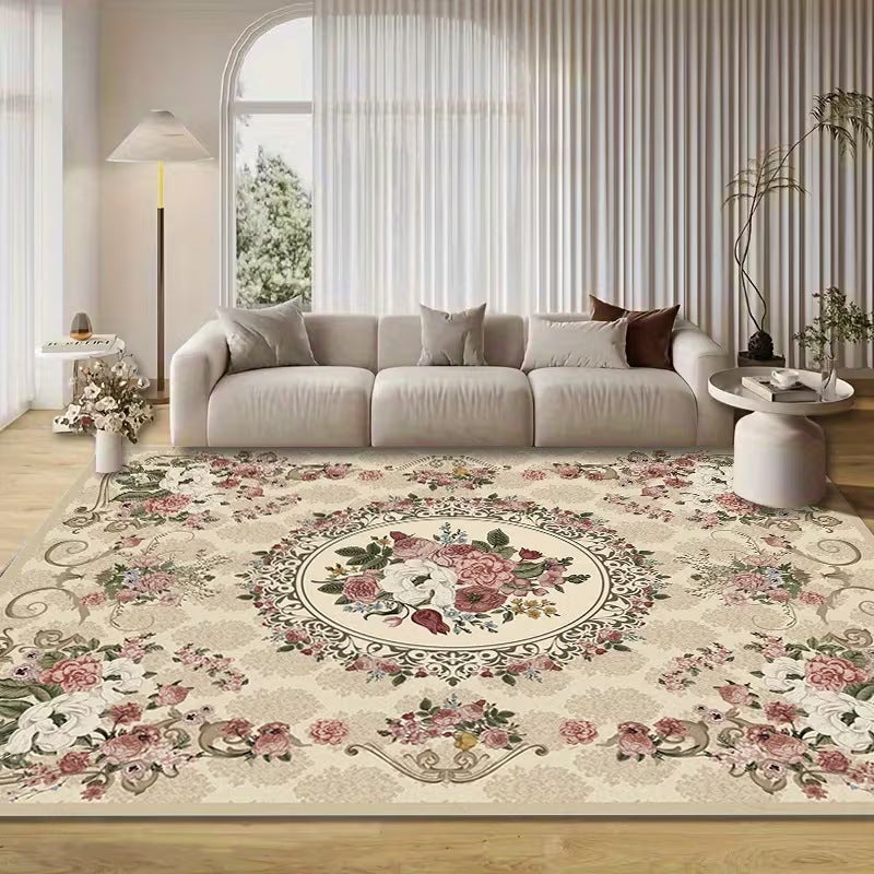 Eleganter Floralteppich