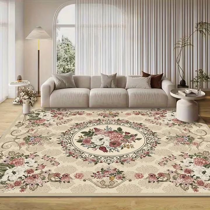 Eleganter Floralteppich