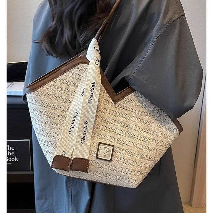Gewebte Textur Schultertasche Karnz