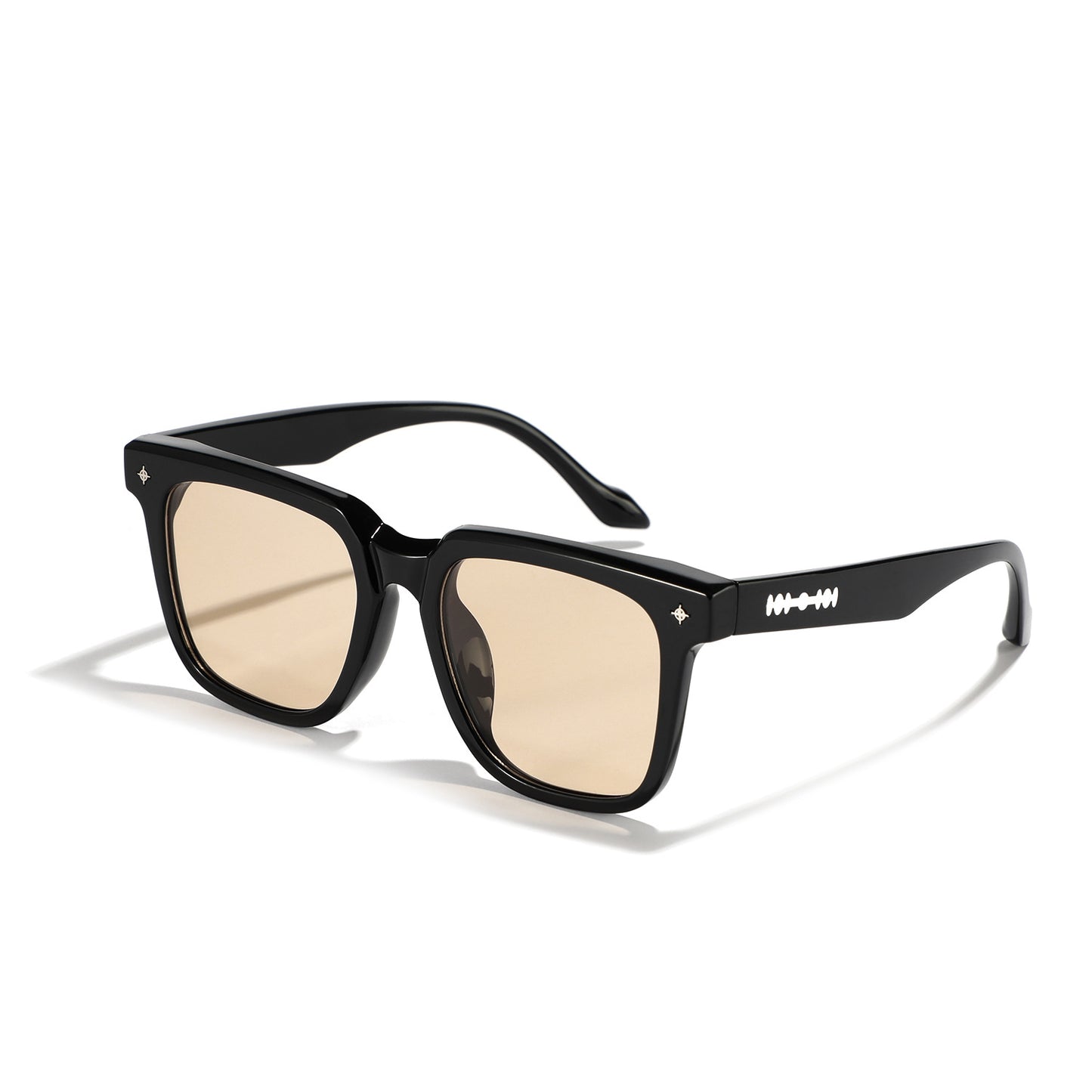 Damen modische quadratische Sonnenbrille mit stilvollem Schildpatt-Design Karnz
