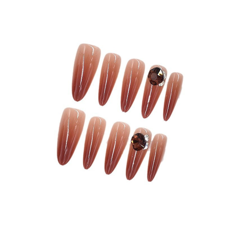 Elegantes Press-On Nagelkunst-Set Karnz