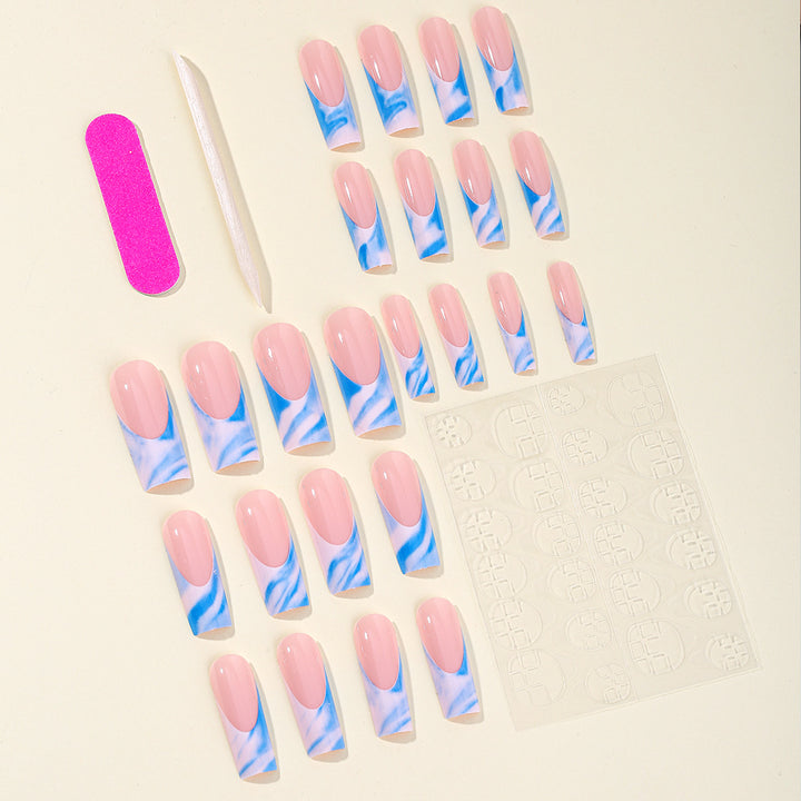Marmortipp-Acryl-Nagelset Karnz
