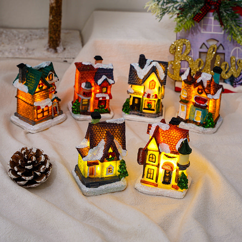 Dekorative Weihnachtsbeleuchtungshaus Karnz