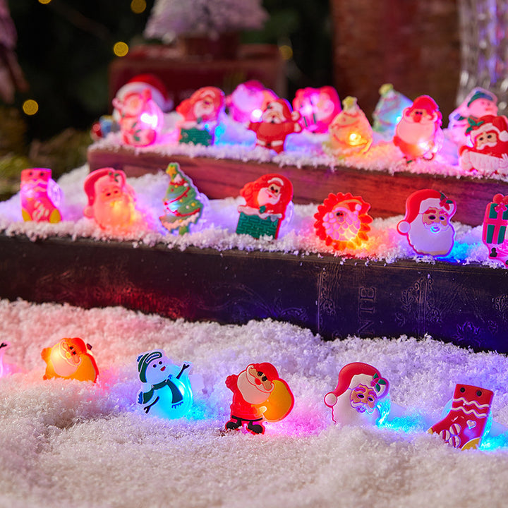 Dekorative Weihnachtslicht Figuren Karnz