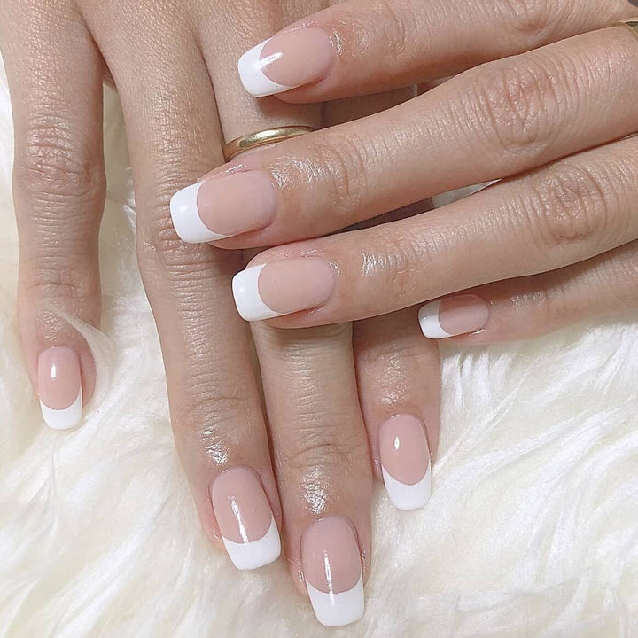 Elegante French Tip Press-On Nails