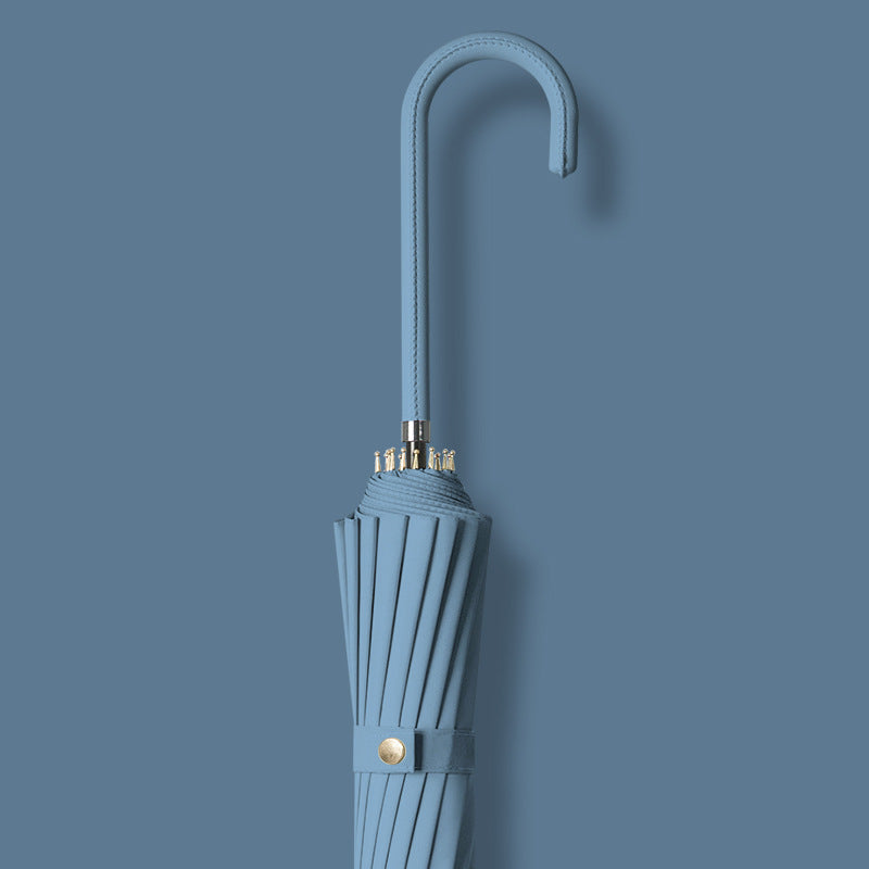 Damen eleganter und windfester Faltregenschirm mit ergonomischem Griff Karnz