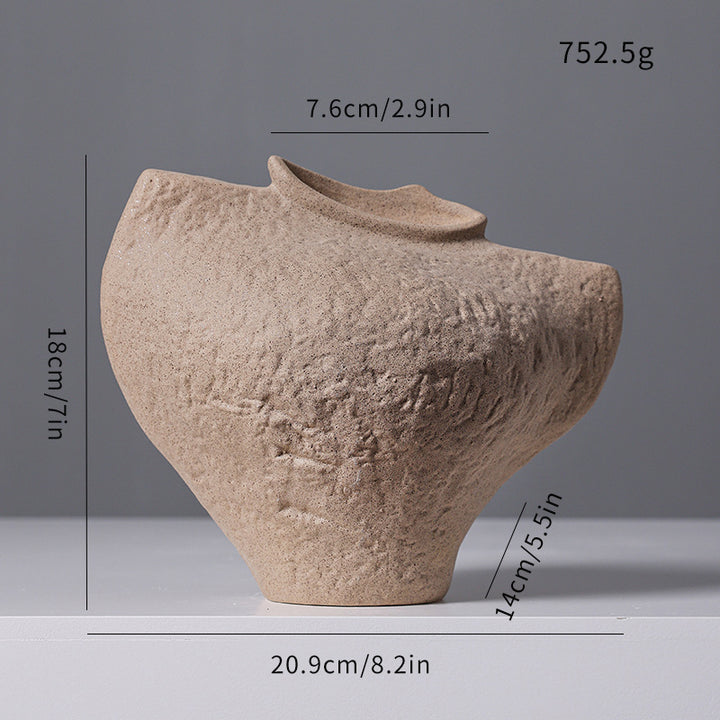 Abstrakte dekorative Keramikvase Karnz