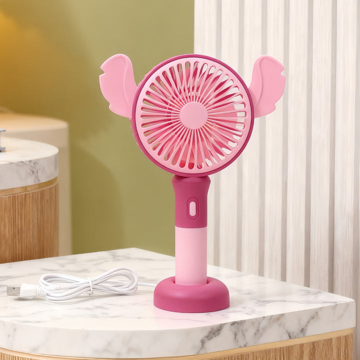 Damen Tragbarer Handventilator mit süßem Tier-Motiv Karnz