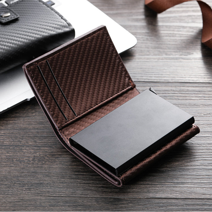 RFID-blockierende Leder-Brieftasche Karnz