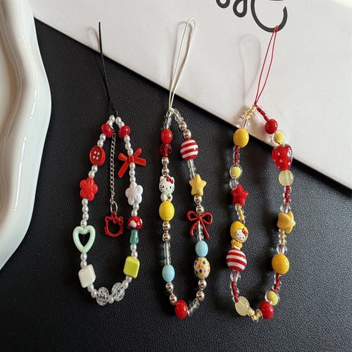 Verspielt Bead Charm Handy Lanyard Karnz 1790135330