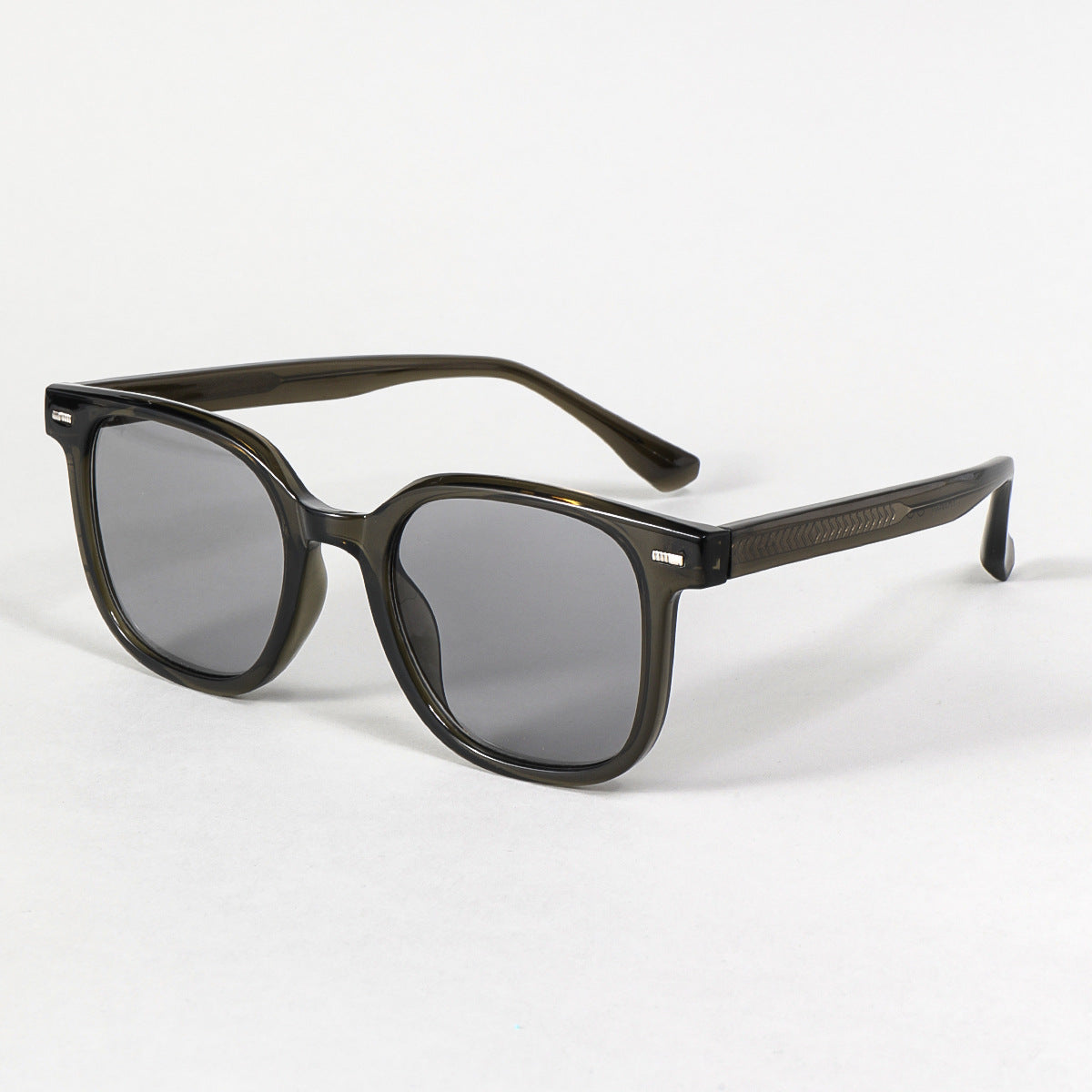 Damen modische Sonnenbrille mit markantem rechteckigen Rahmen und UV-Schutz Karnz