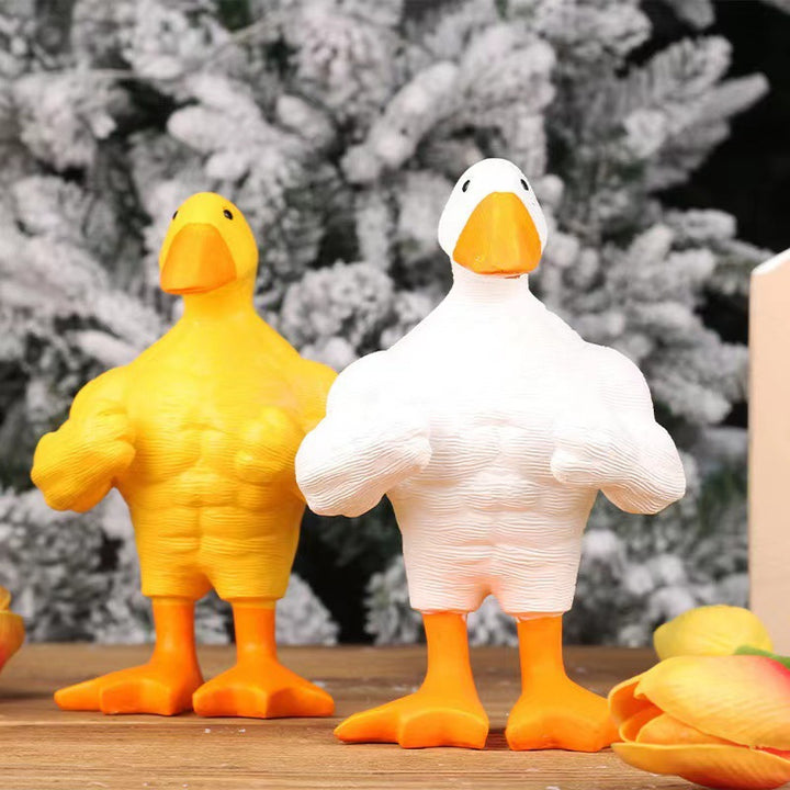 Lustige Gans Dekofigur Karnz