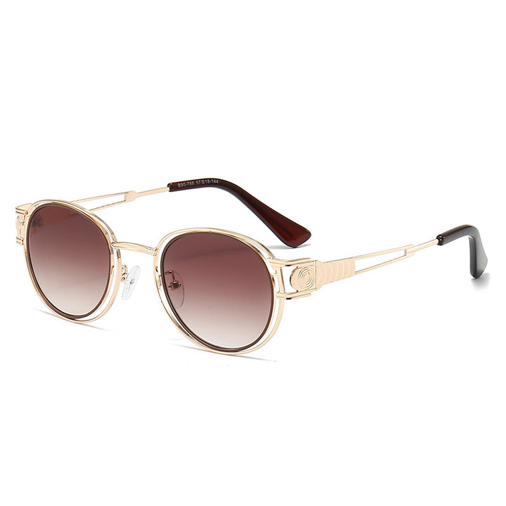 Damen Sonnenbrille mit modischem Metallrahmen und komfortablen Nasenpads Karnz