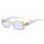 Damen trendige quadratische Sonnenbrille Karnz