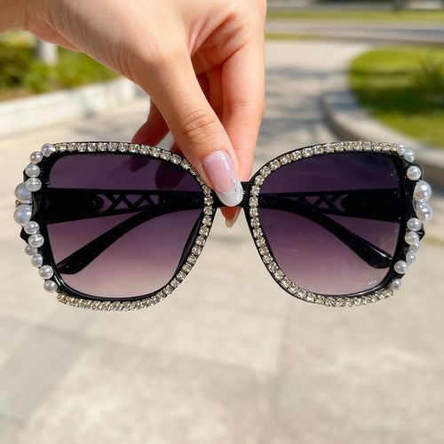 Verschnörkelte Katzenaugen-Sonnenbrille Karnz