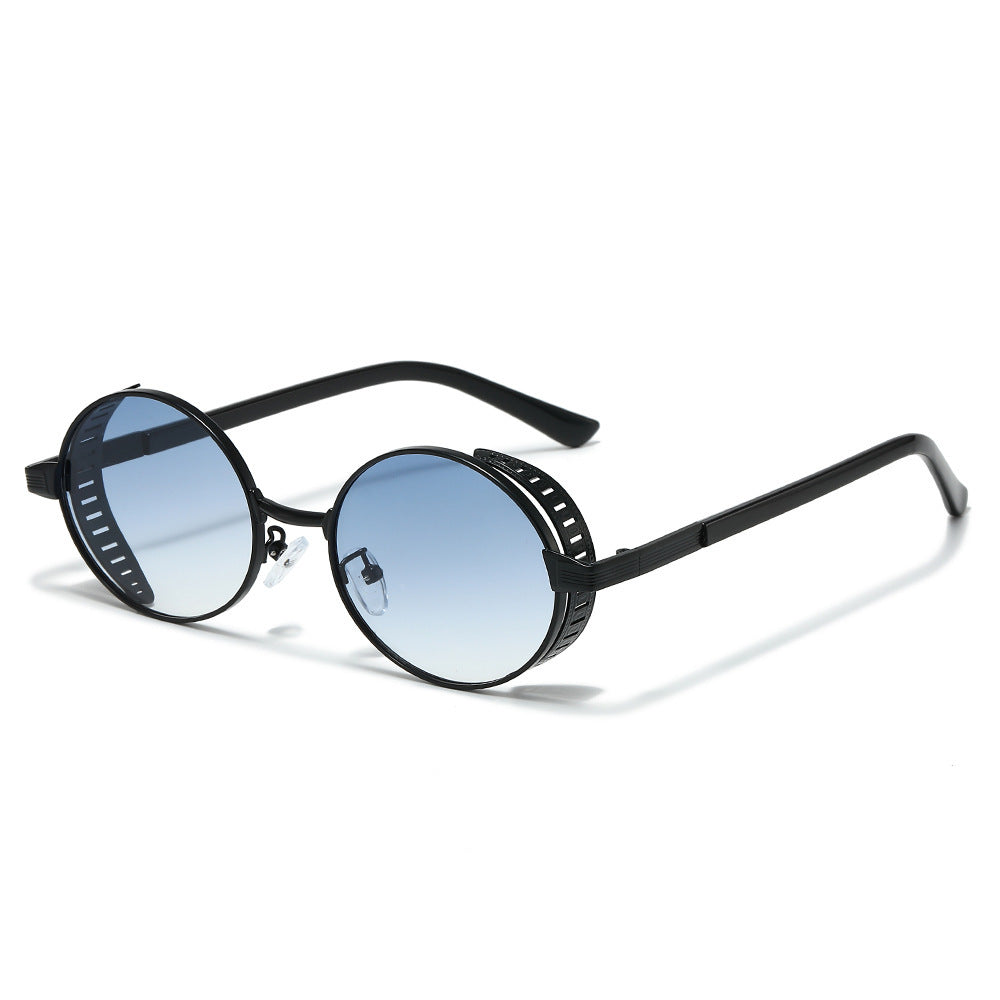 Ultra-moderne runde Rahmen Sonnenbrille Karnz