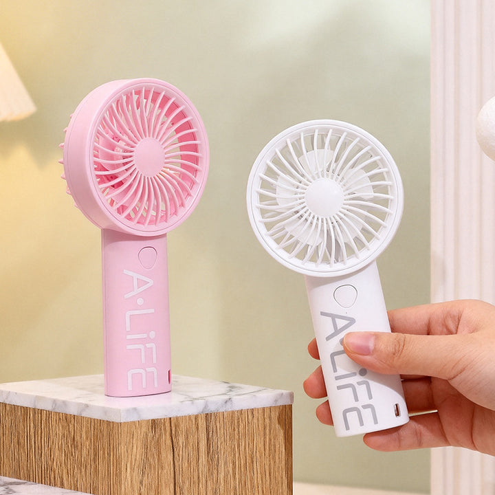 Damen Tragbarer USB Handventilator mit ergonomischem Design und variabler Geschwindigkeitsregelung Karnz
