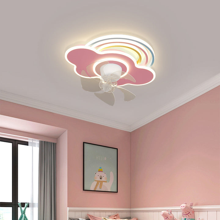 Regenbogenwolke Deckenventilator Licht