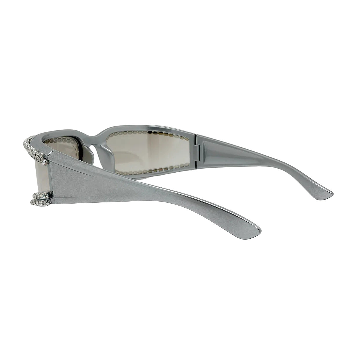 Damen modische und glamouröse Oversized-Sonnenbrille Karnz