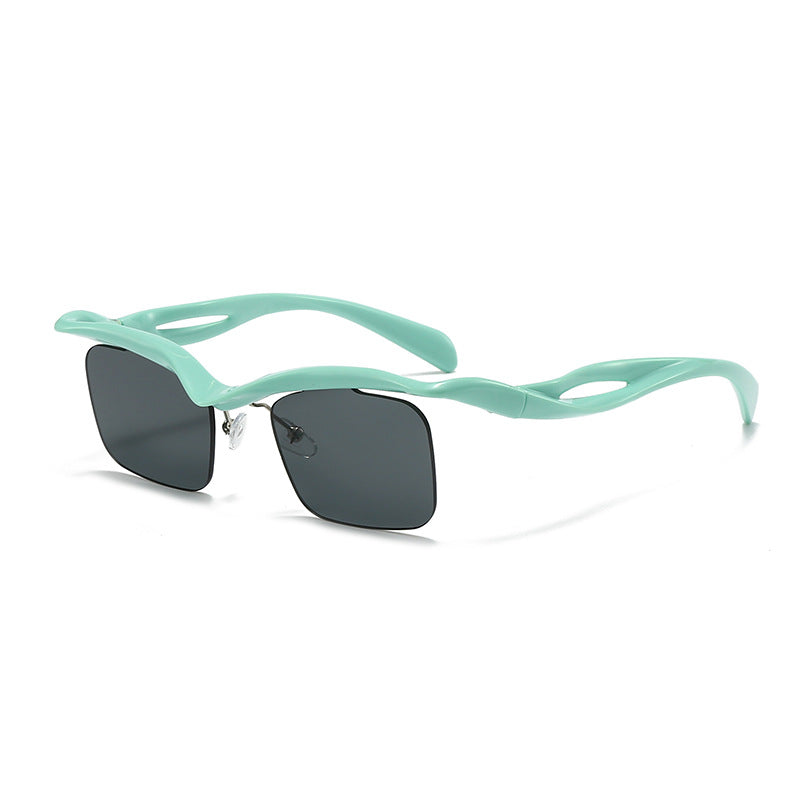 Damen modische Sonnenbrille mit innovativem Rahmen Karnz