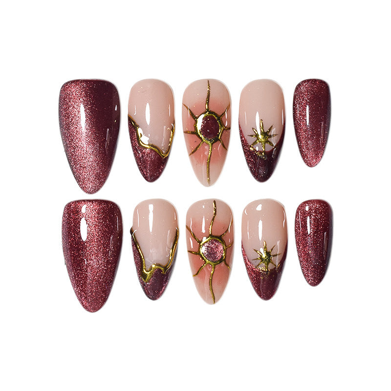Elegante Spitz-Nagelkunst-Erweiterungen Karnz