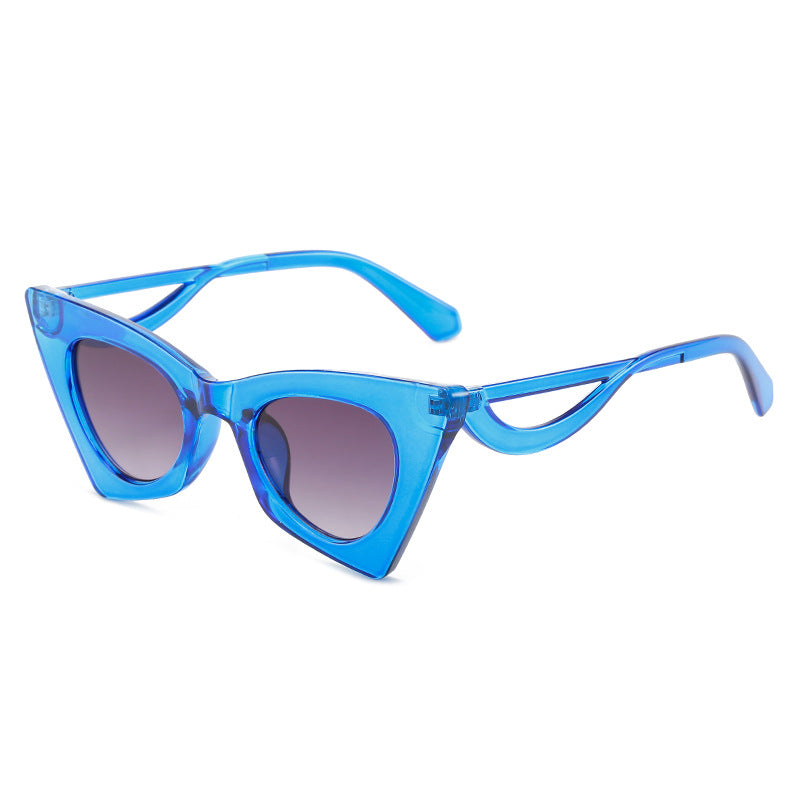 Damen Cat-Eye Sonnenbrille mit eleganten Design-Elementen Karnz