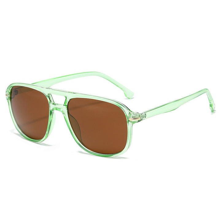 Oversized Farbverlauf Linse Schild Sonnenbrille Karnz