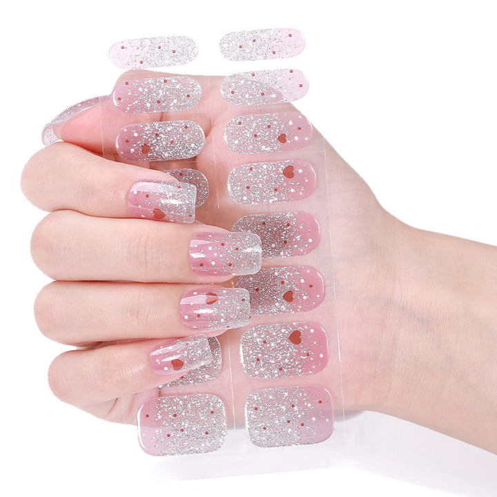 Funkelnde Nagelüberzüge
