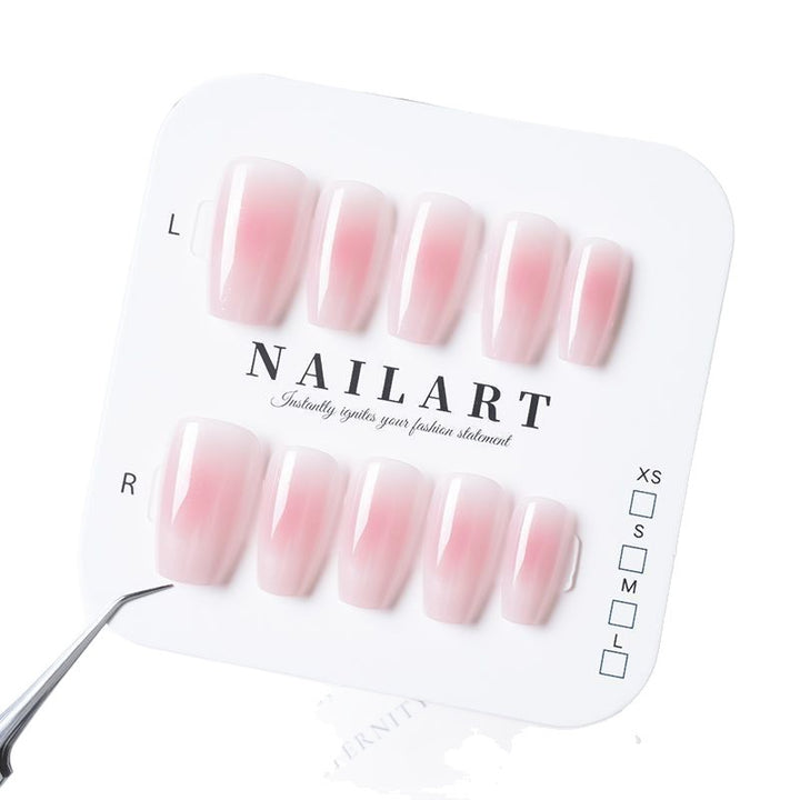 Premium French Tip Press-On Nail Design Karnz