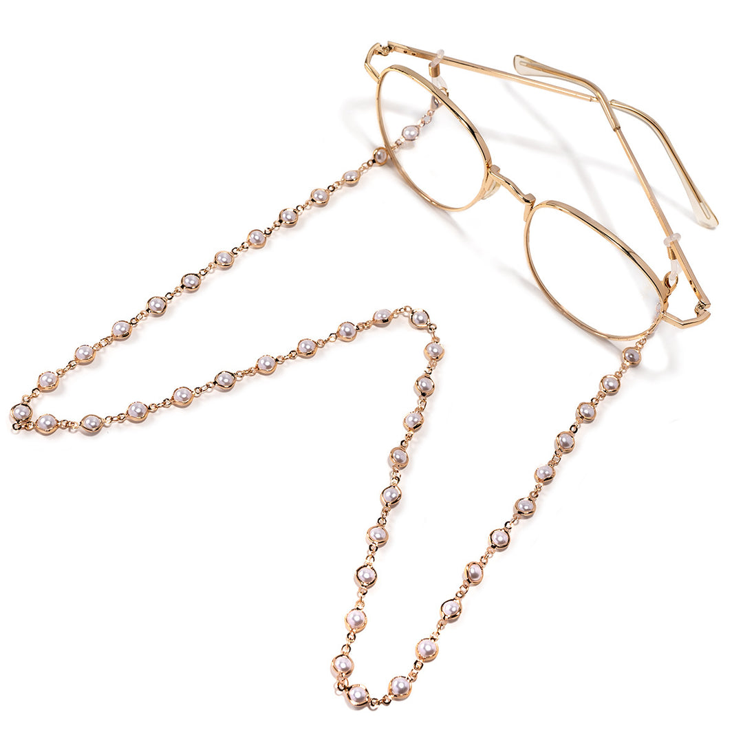 Elegante perlenverzierte Brillenleine Karnz