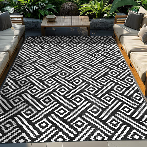 Geometrisches Muster Outdoor Patio Teppich