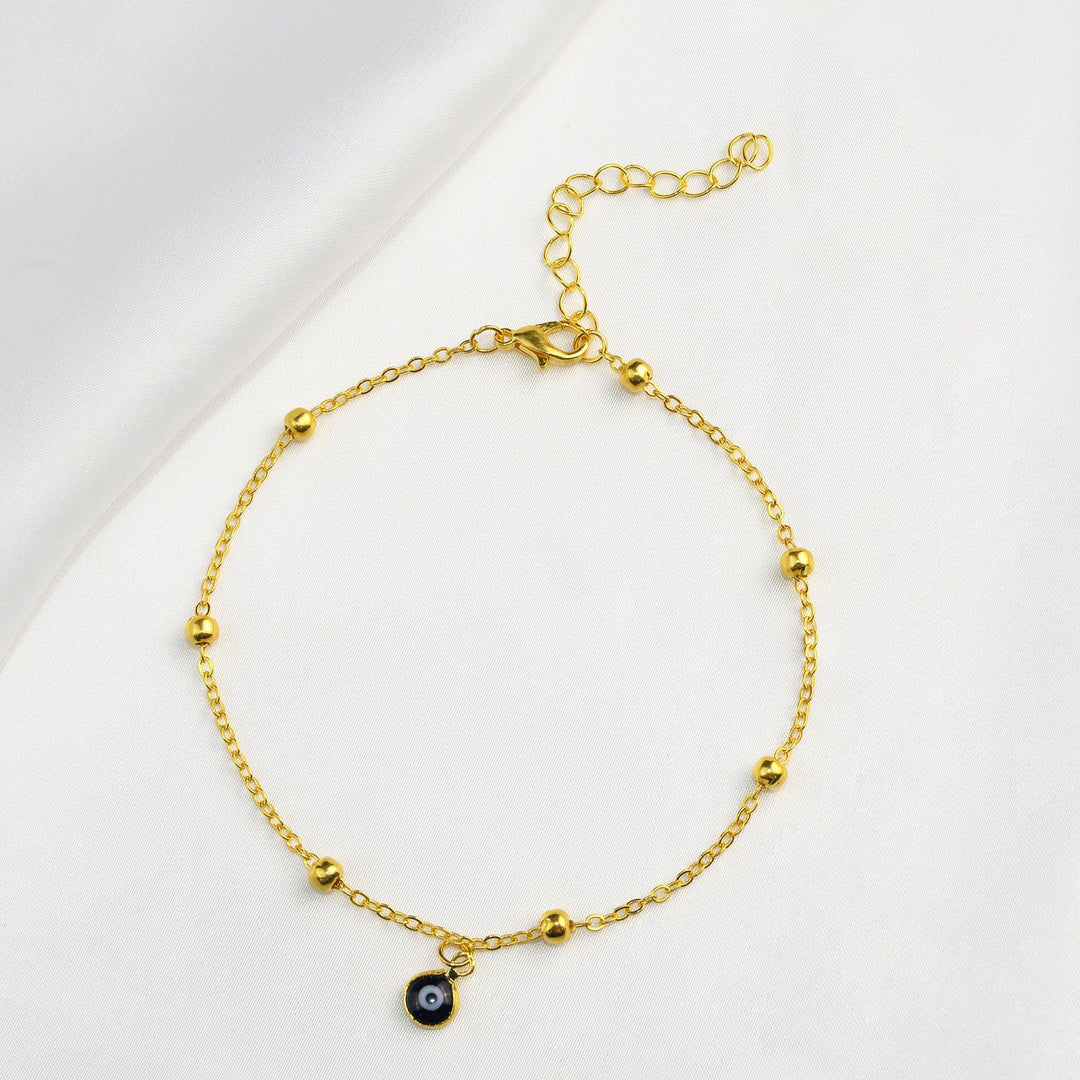 Delicate Evil Eye Anklet Karnz