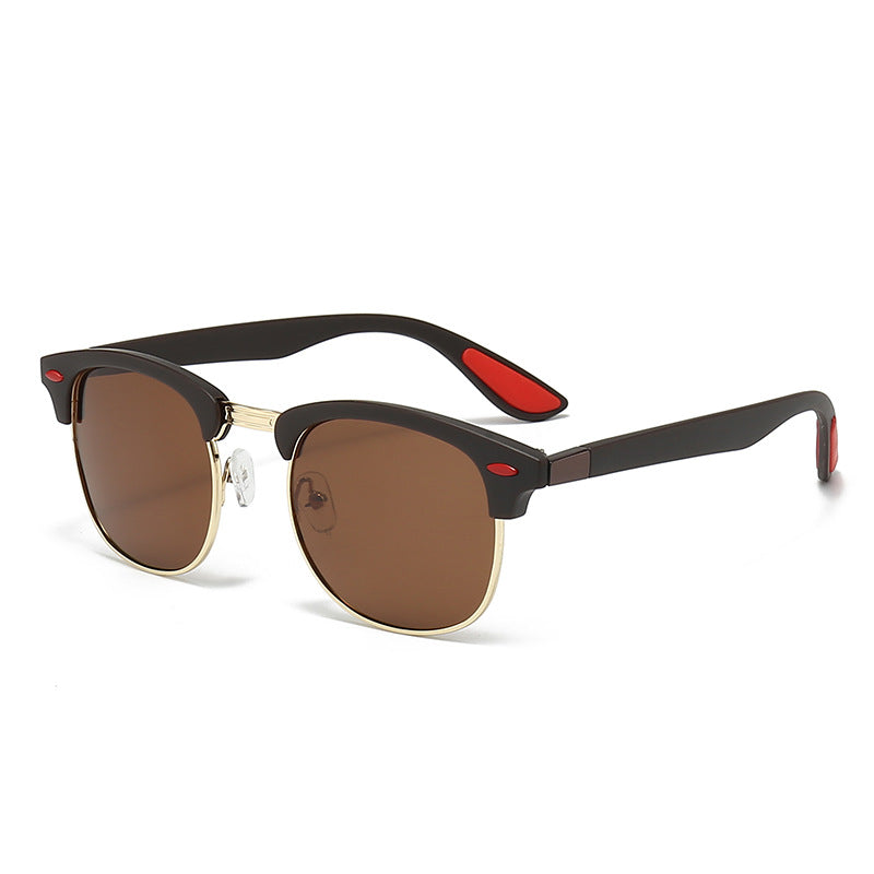 Damen stilvolle Retro-Sonnenbrille mit markantem Rahmen Karnz