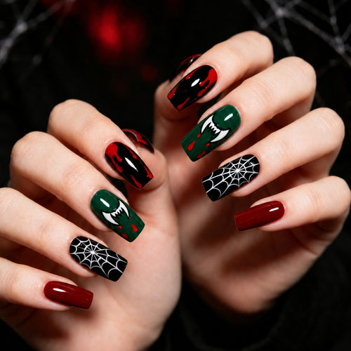 Halloween-Themen Dekorative Acryl-Nagelkunstverlängerungen Karnz