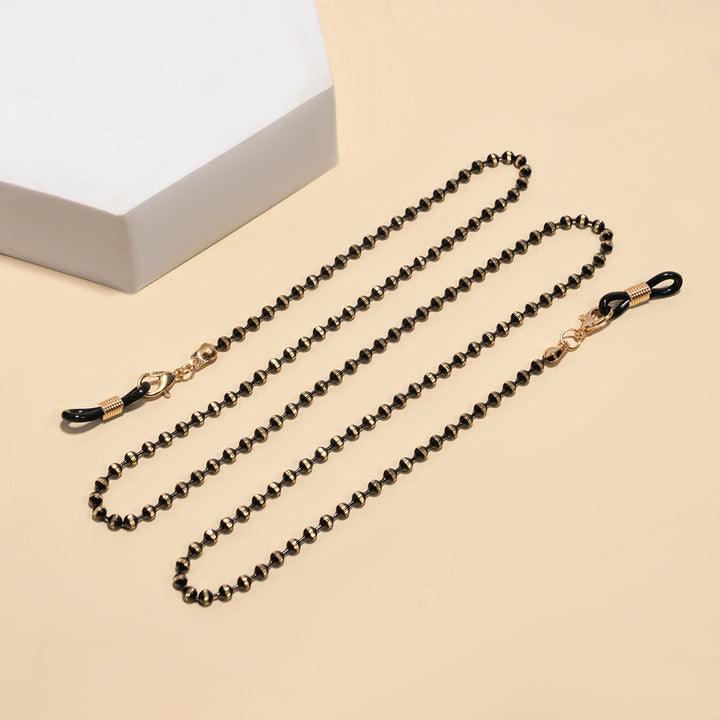 Elegante Perlen Brillenhalter Kette Karnz