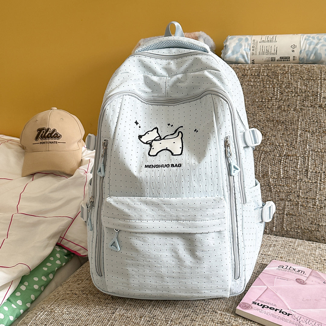 Grafische Katzen-Themen-Rucksack Karnz